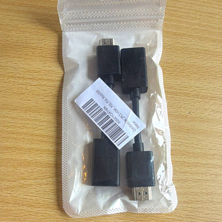 2pcs HDMI Standard Male to HDMI Standard Female Extension Adapter 10cm, Black