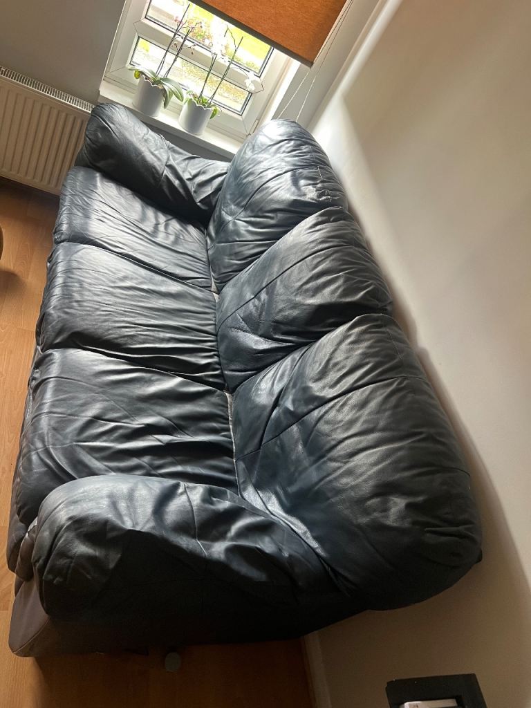 3seater leather sofa