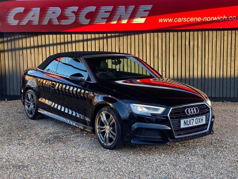 2017 Audi A3 1.6 TDI S Line 2dr CONVERTIBLE DIESEL Manual