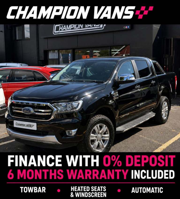 2020 Ford Ranger 2.0 Limited 170 BHP TowBar Heated Seats