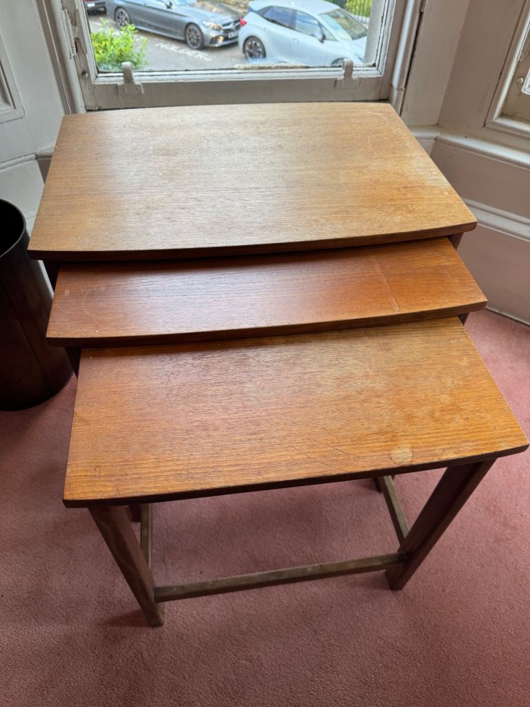 image for Teak nest of tables 