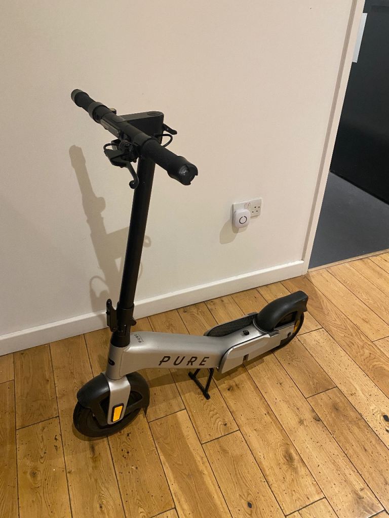 Pure Electric Scooter – Silver, Good Condition