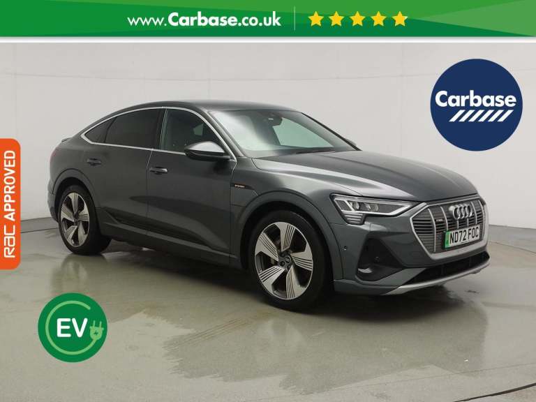 2022 Audi e-tron 55 S line Sportback 5dr Electric Auto quattro 95kWh (11kW Charger) (408 ps) SUV ...