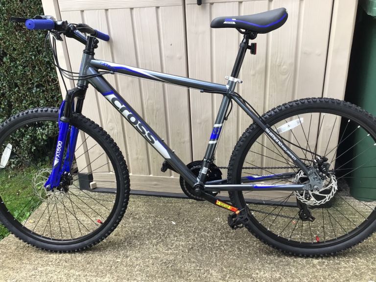 Cross FXT800 Mountain Bike – Grey/Blue,Brand new