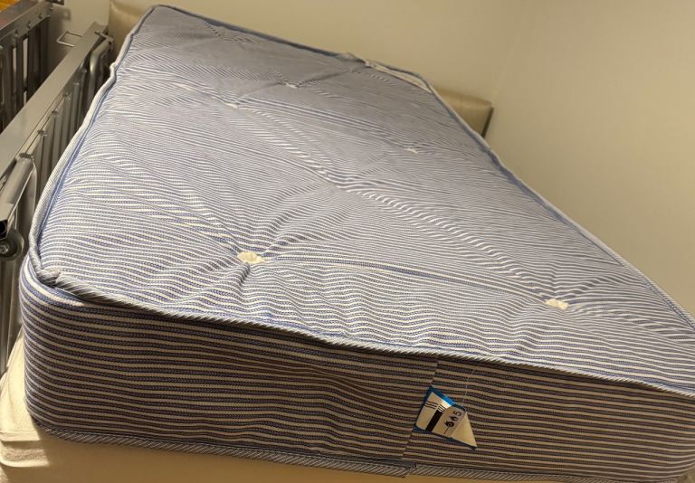 Single mattress for younger children used on a pull out bed