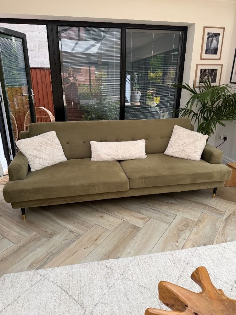 3 seater large settee x 2