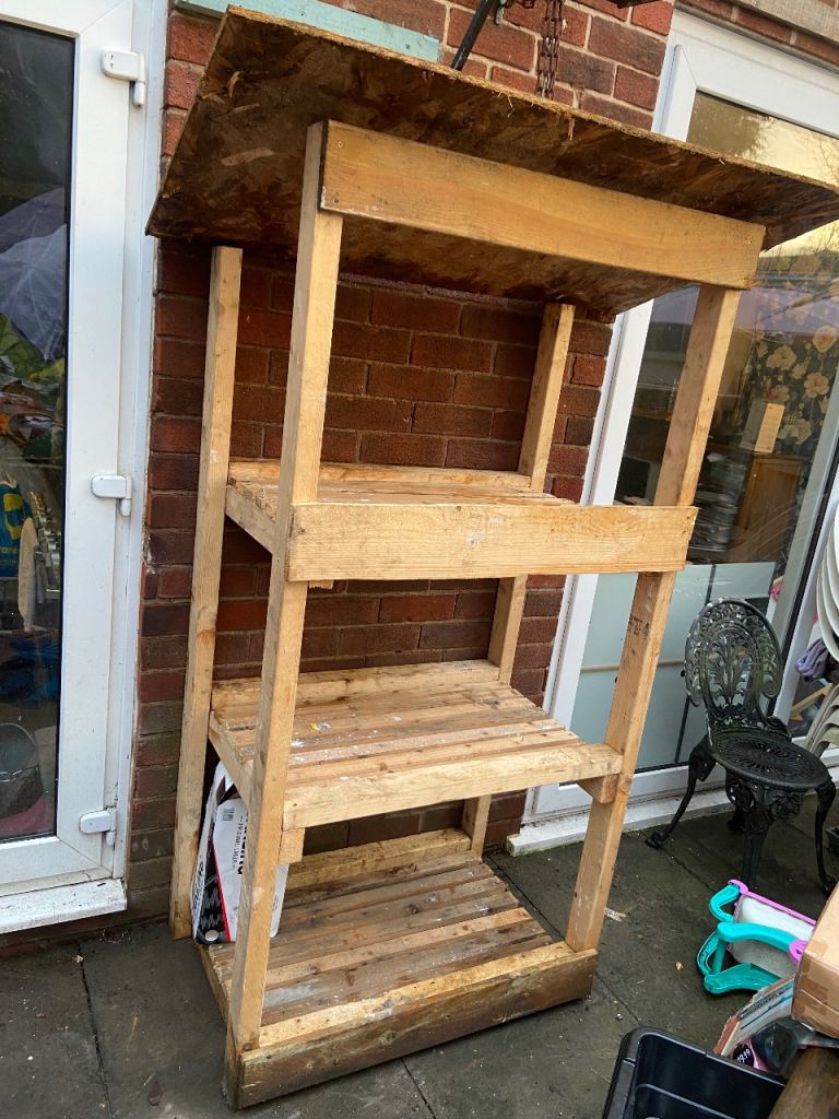 New log store shelving 