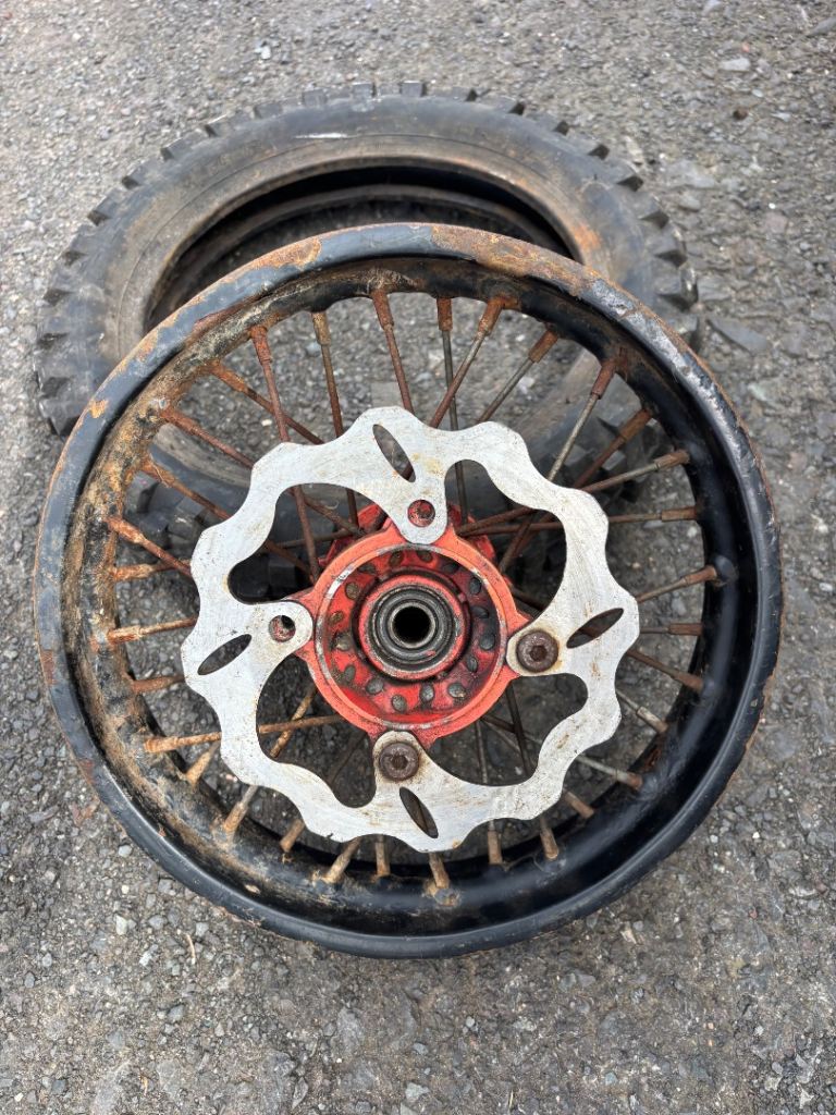 Pitbike rear wheel 