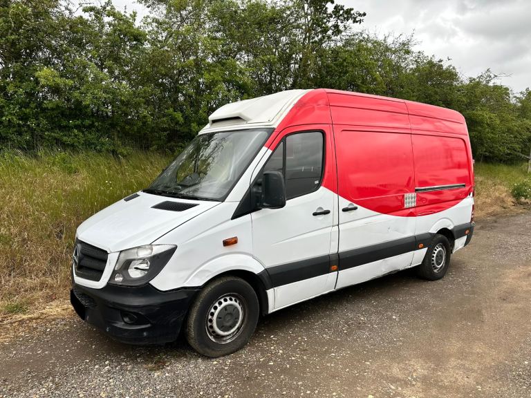 ***54,000 MILES*** MERCEDES SPRINTER 314 CDI MWB DIESEL 2018 68-REG FRIDGE FREEZER DRIVES EXCELLENT