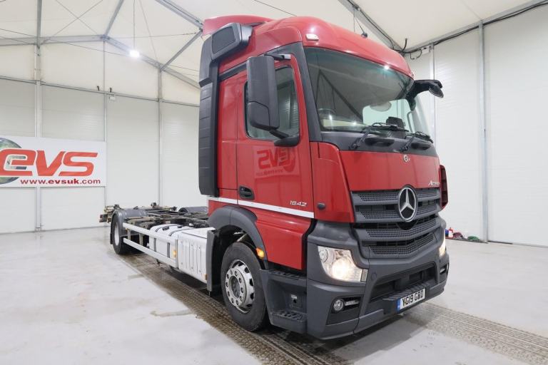 2019 (19 PLATE) Mercedes Benz Actros 1842 Demount 4x2 Euro 6 Chassis Cab