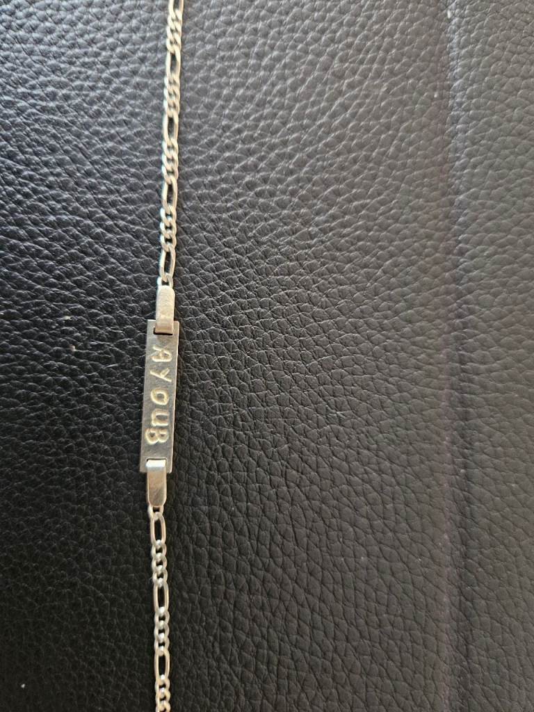 Sterling 925 silver Named bracelet