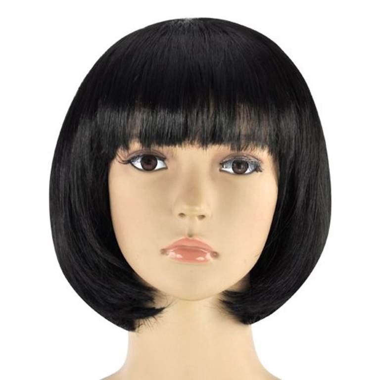 image for NEW BLACK UNISEX FASHION SHORT BOB STYLE HAIR WIG PARTY COSPLAY UNISEX WIGS BEAUTY