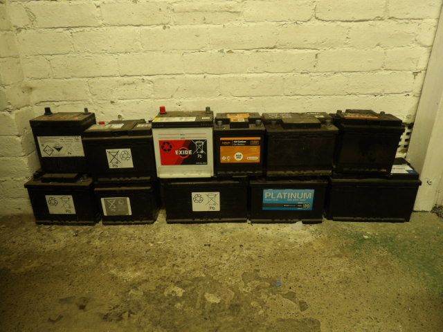 End of Life car batteries x 11