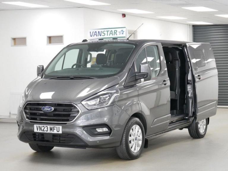 2023 TRANSIT CUSTOM 300 2.0 EBL 170 BHP SWB LIMITED AUTOMATIC CREWCAB ( NO VAT )