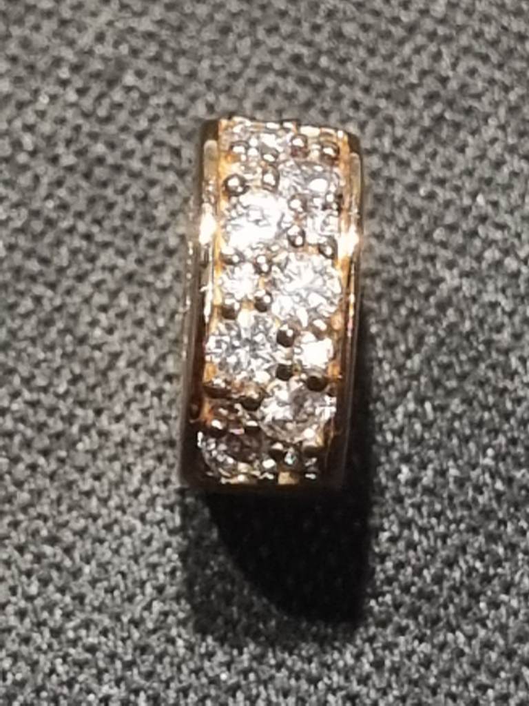 image for 🌲Pandora Pave' clip charm 14k rose gold🌲