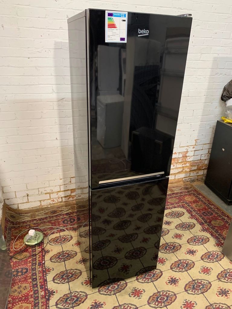 Beko Black Fridge Freezer - Good Condition