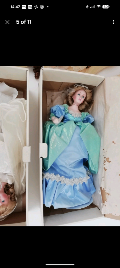 Collectible porcelain doll