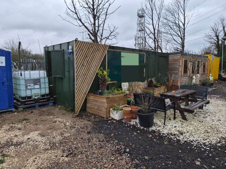 Ex 20ft shipping container turned office 
