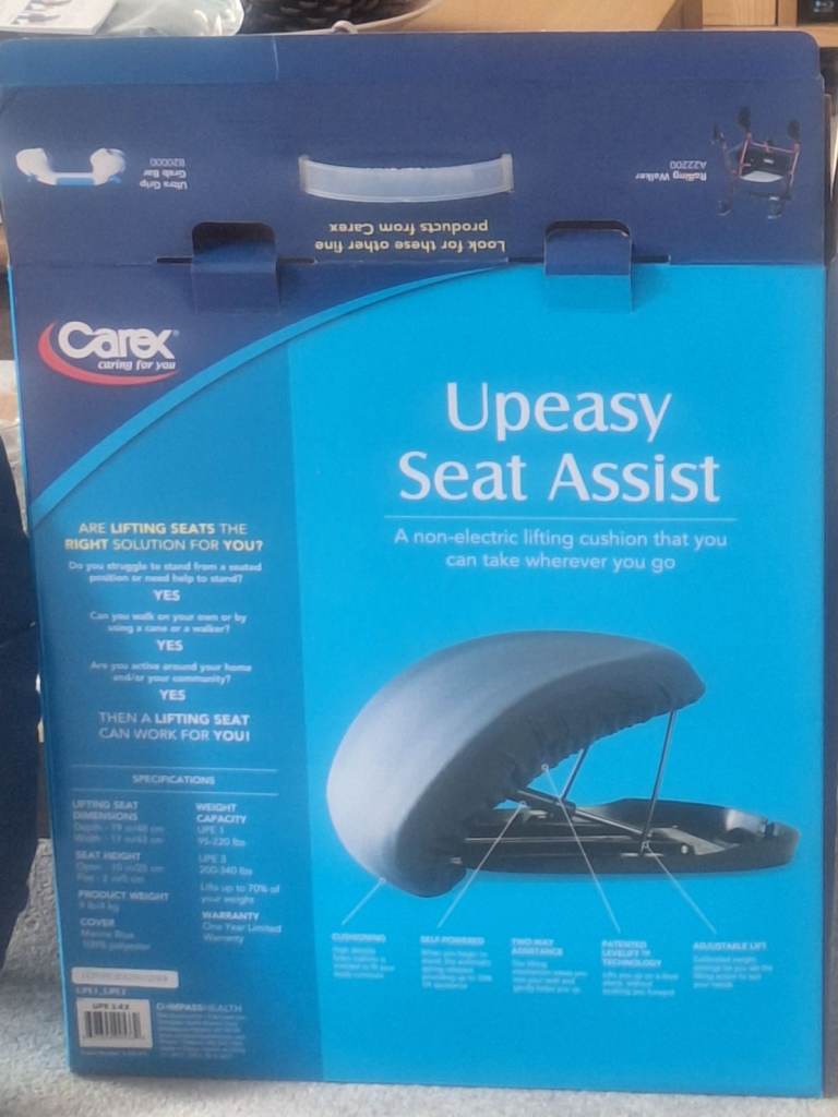 Carex Upeasy Seat Assist Plus – Non-Electric Lifting Cushion