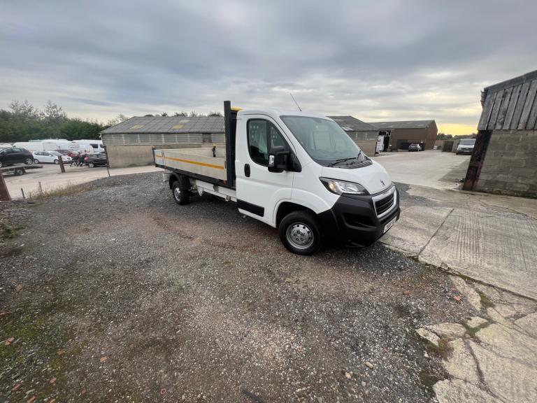 PEUGEOT BOXER BLUE HDI 335 L3 Dropside White Manual Diesel, 2018 68 60000 miles