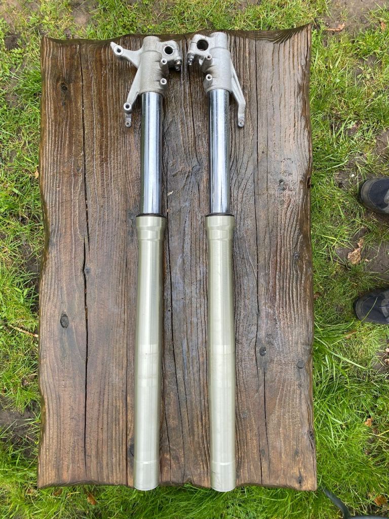 Honda fmx650 super moto upside down forks nx650 dominator slr 