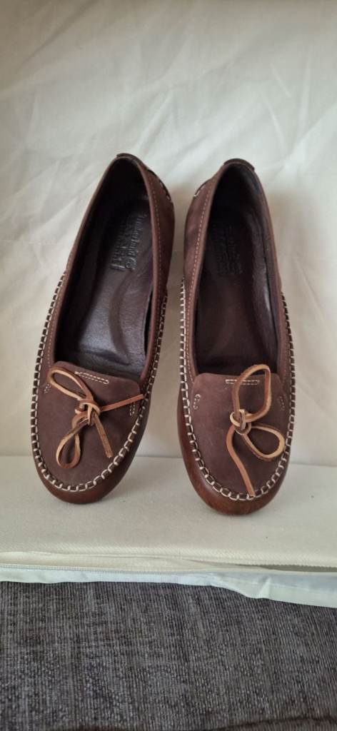 Timberland  ladies flat slip on flat shoes size 5 uk