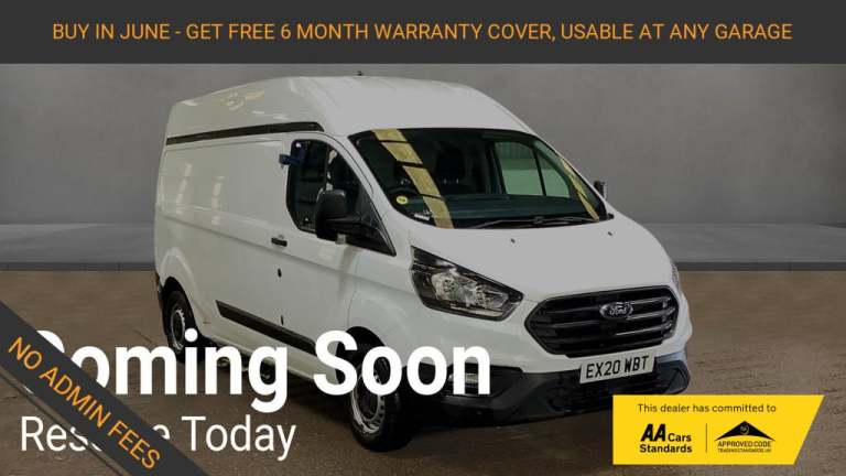 2020 Ford Transit Custom 2.0 300 EcoBlue Leader Panel Van 5dr Diesel Manual L2 H2 Euro 6 (s/s) (1...