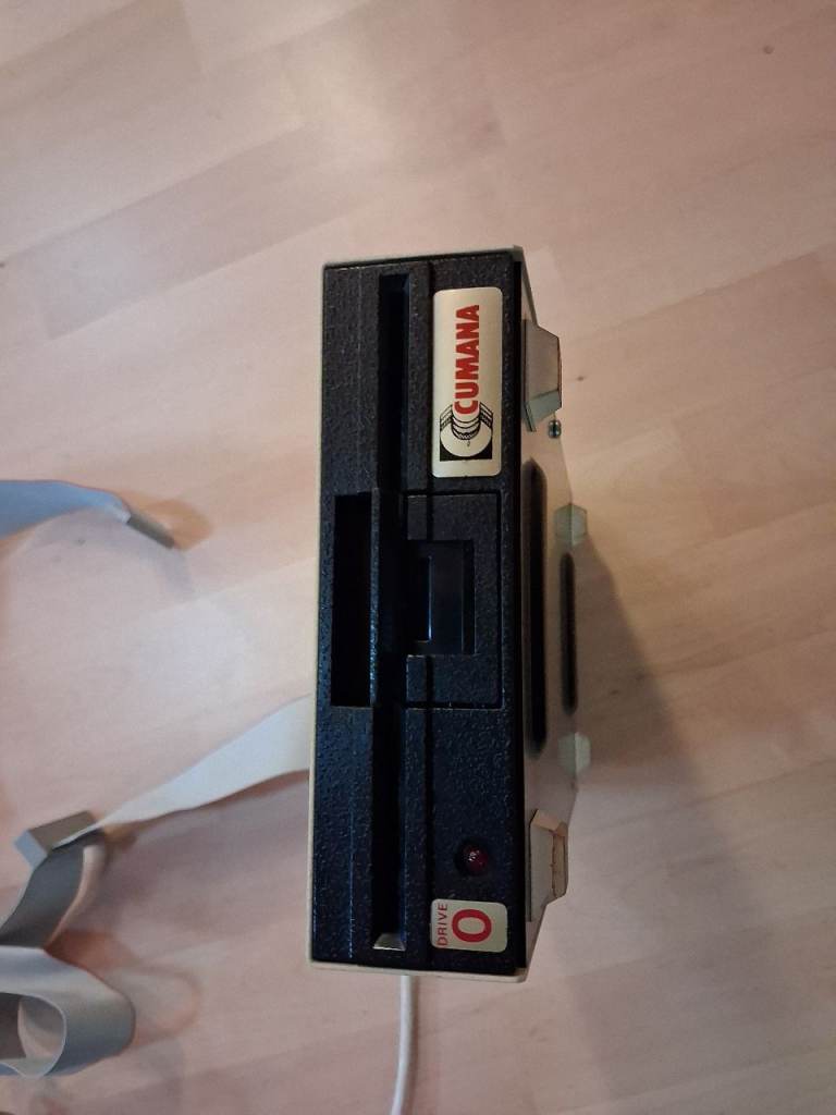Vintage Cumana 5.25 inch external floppy disk drive