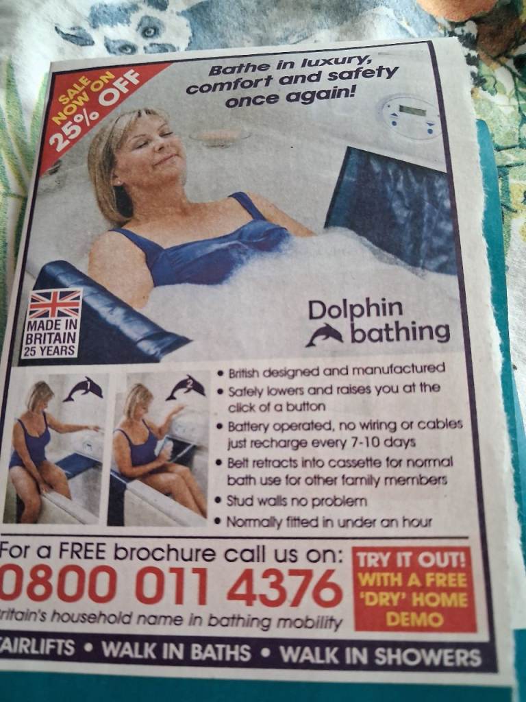 Dolphin Bathing Aid – Regain Bathing Comfort and Safety