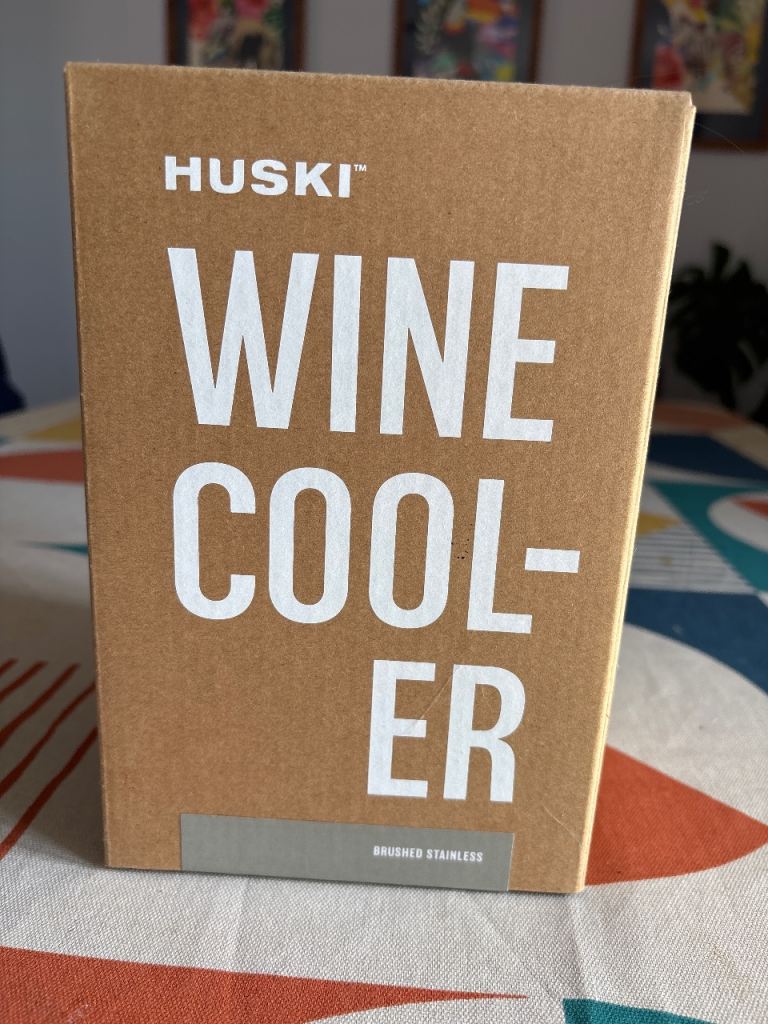 Huski Wine Cooler – Brushed Stainless Steel, New