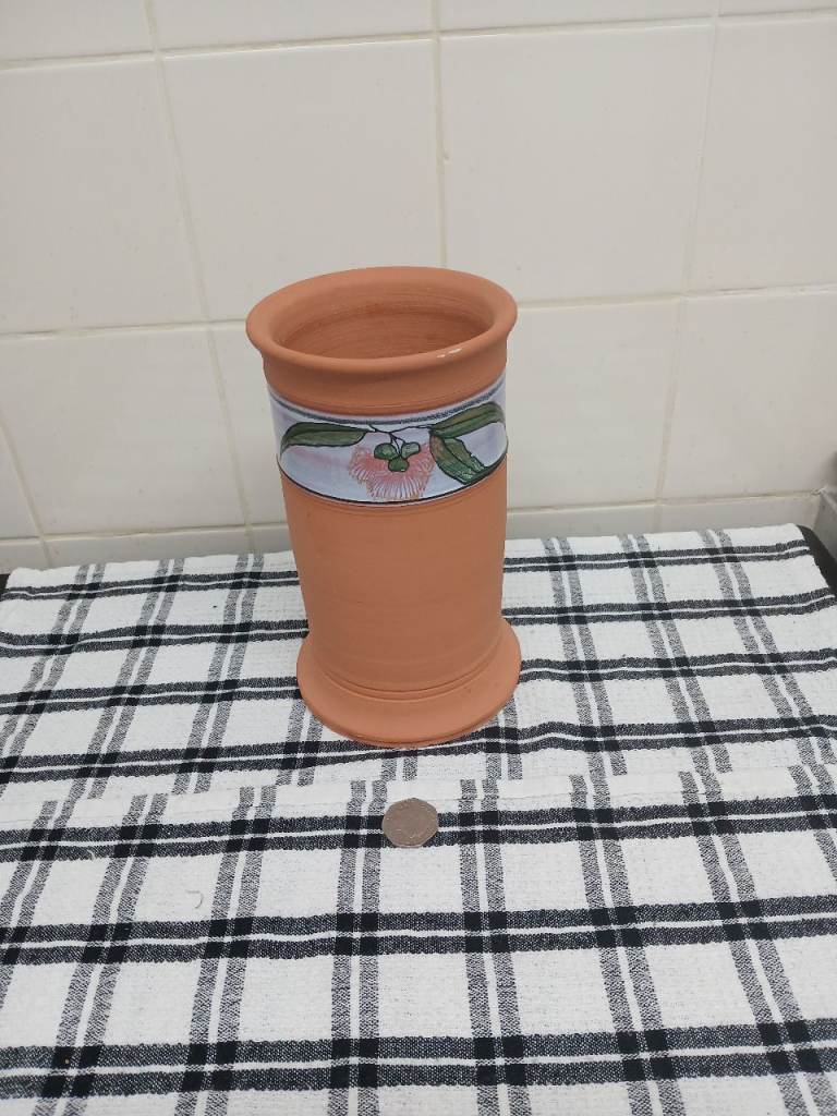 Terracotta vase