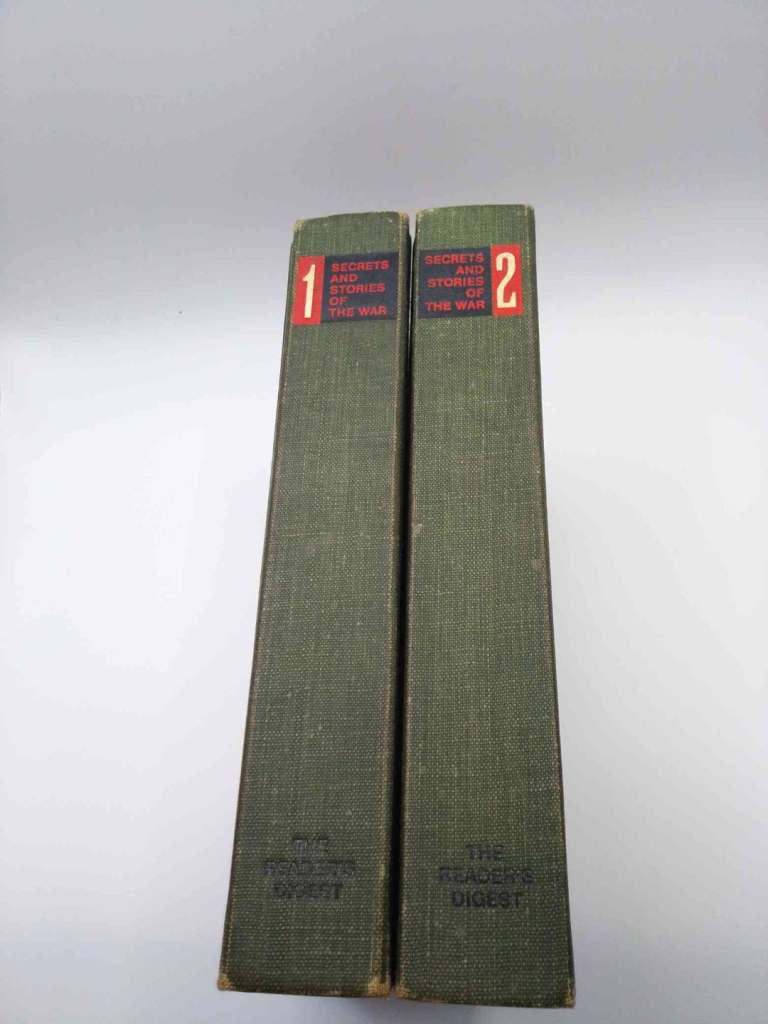 Vintage 1963 Secrets and Stories of the War Vols 1 & 2 Reader's Digest Set First Edition