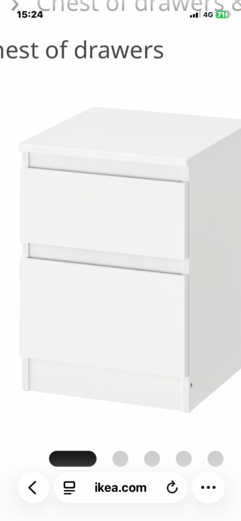 Pair of bedside tables 