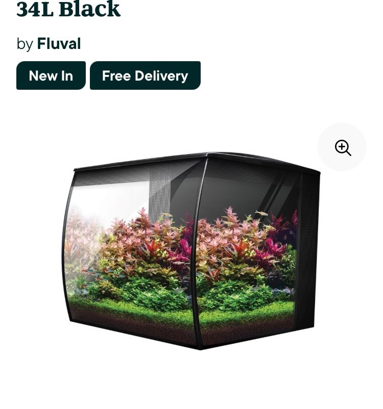 image for Fish tank and storage cupboard 