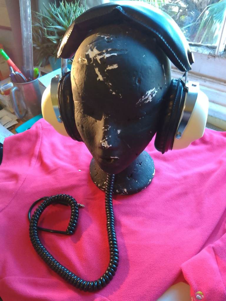 Classic 1970s DJ Headphones 