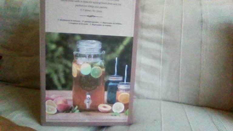 Large Glass Drink Dispenser with Tap – Mason Jar Style