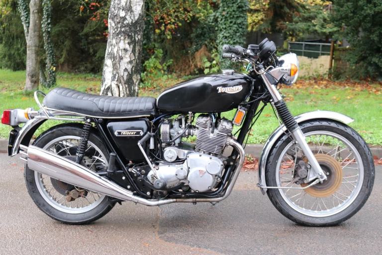 Triumph Trident T160 1976 UK Bike, twin discs, alloy rims winter project *RUNS*