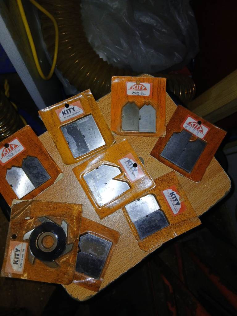 image for KITY SPINDLE MOULDER CUTTER BLOCK & CUTTERS