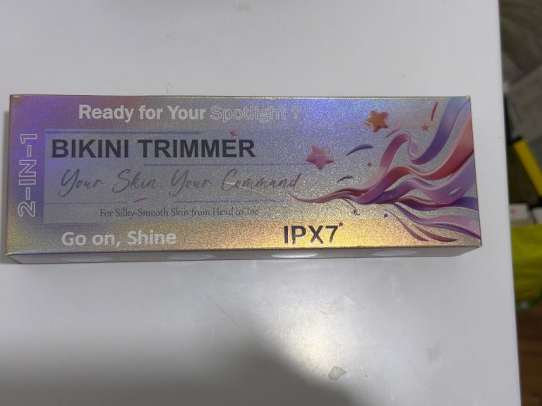 New 2-in-1 Bikini Trimmer - IPX7 Waterproof, Type-C Charging