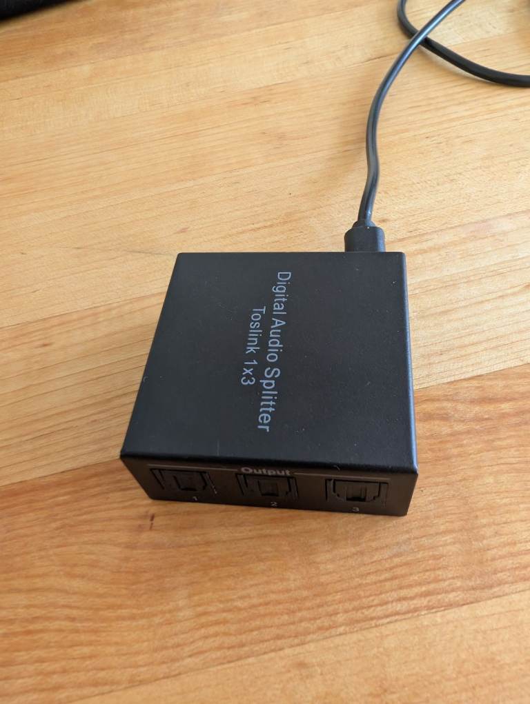 Optical cable splitter & 4 cables