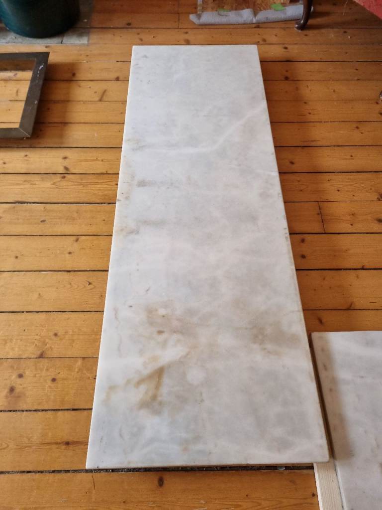 Large Marble Fireplace Surround and Slab