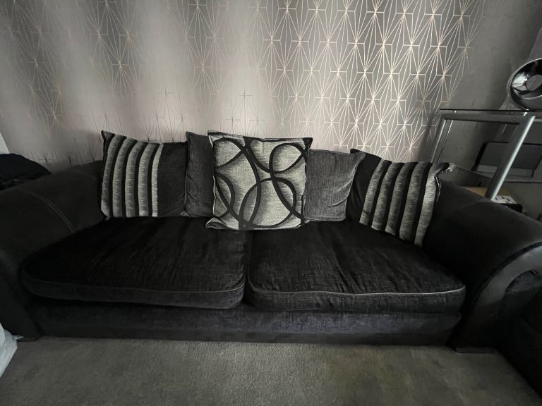 Black & Grey Sofa
