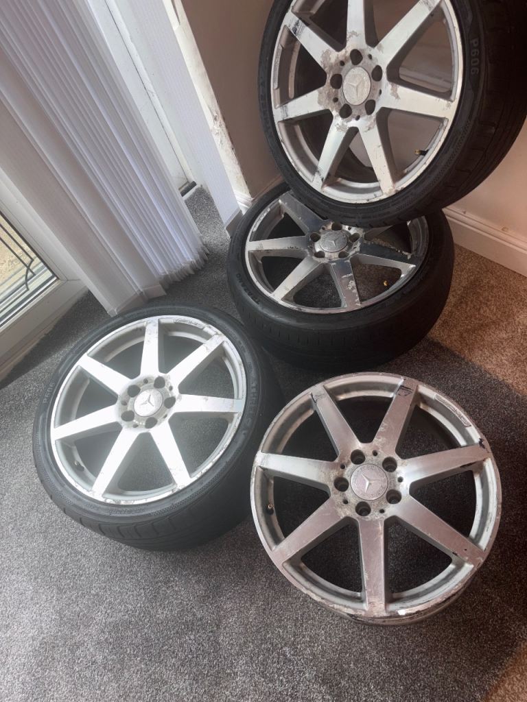 4X Mercedes Benz Alloy Wheels