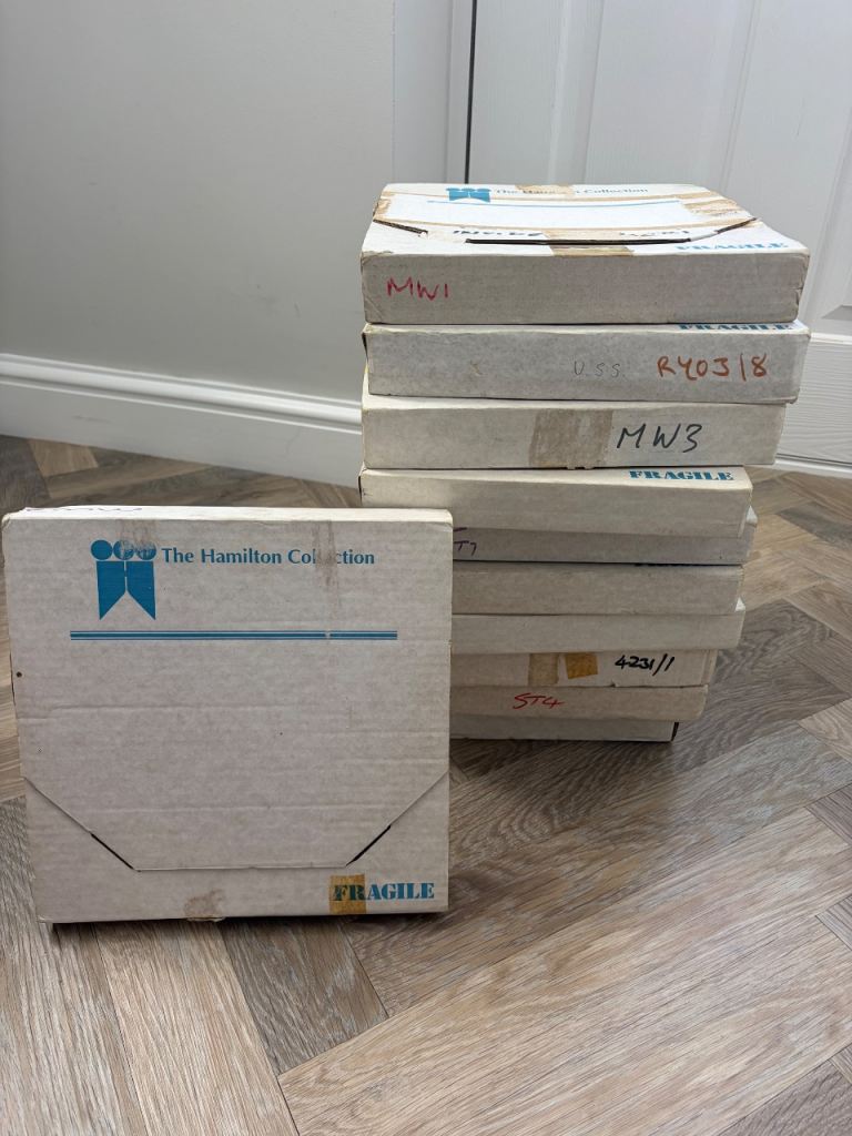 Star Trek Collector Plates by Hamilton Collection - Full Set