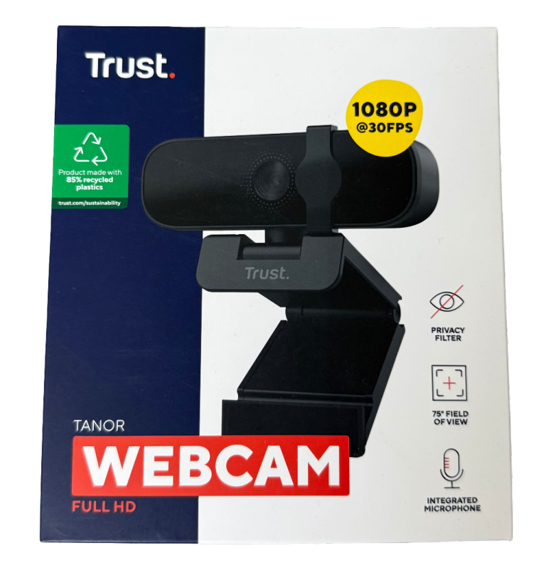 Trust Tanor webcam 1920 x 1080 pixels USB Black