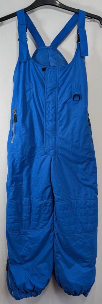 Rodeo Ski Bib Trousers Kids Size 10-11 Years Blue Winter Gear Padded Waterproof