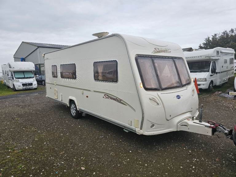 2007 Bailey Senator 4 Berth Caravan Side Dinette Large Bathroom!