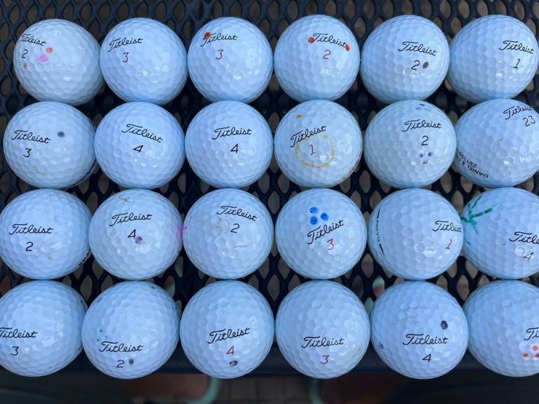 24 Titleist ProV1 & V1X golf balls 