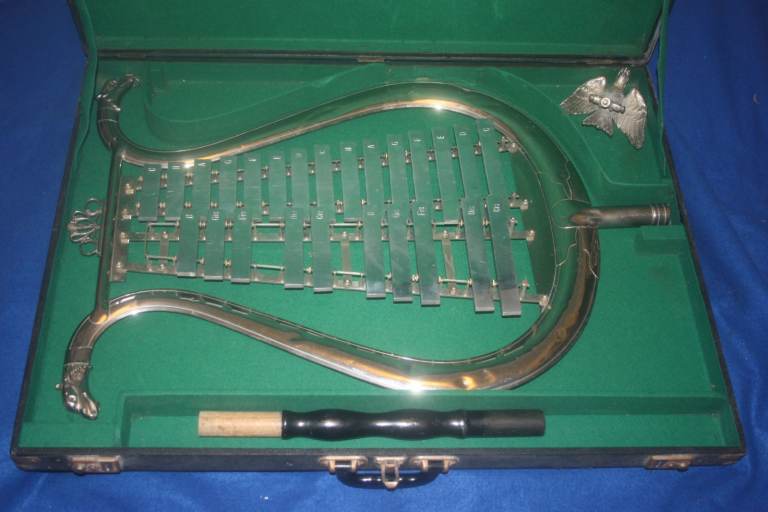 Joseph Klier Eagle Marching Xylophone Lyre 130 ~ (Cost New £2000) ~ Weight 5.5 kgs ~ £350