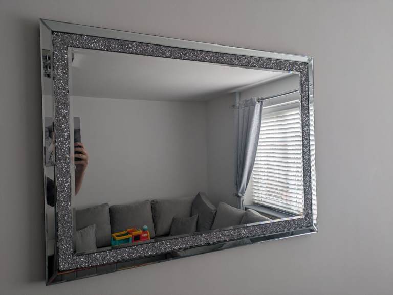 Crushed Crystal Mirror 